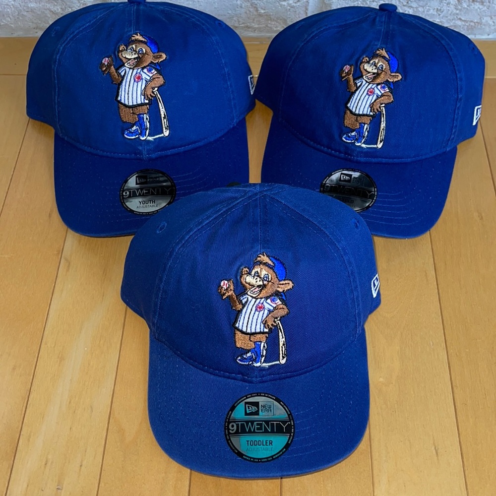 New Era Chicago Cubs Baseball Team 9Twenty Adjustable Kids Hat Clark The Mascot